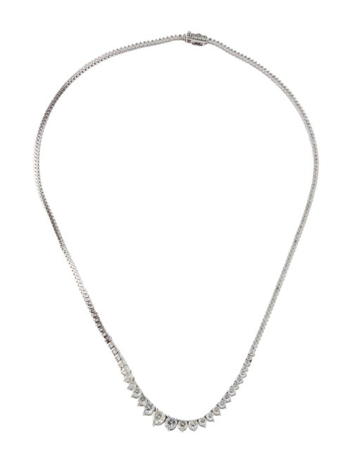 Necklace 14K 5.70ctw Diamond Graduated Tennis Necklace