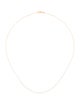 Necklace 14K Pearl Graduated Bead Chain Necklace