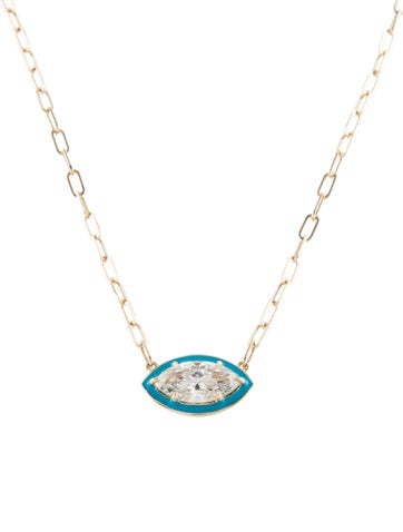 Necklace Pendant 14K 3.10ctw Lab-Grown Diamond