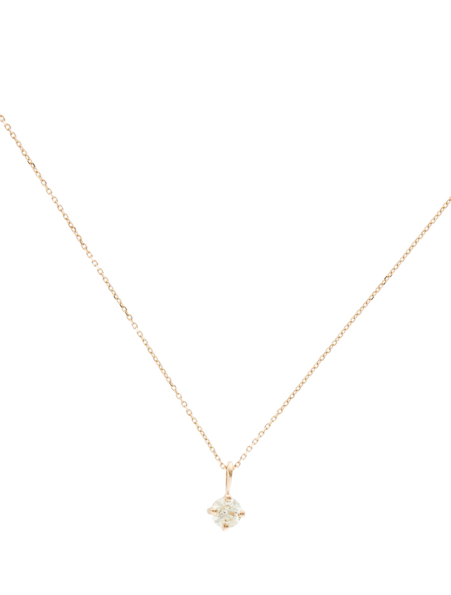 Necklace 14K Diamond Pendant Necklace