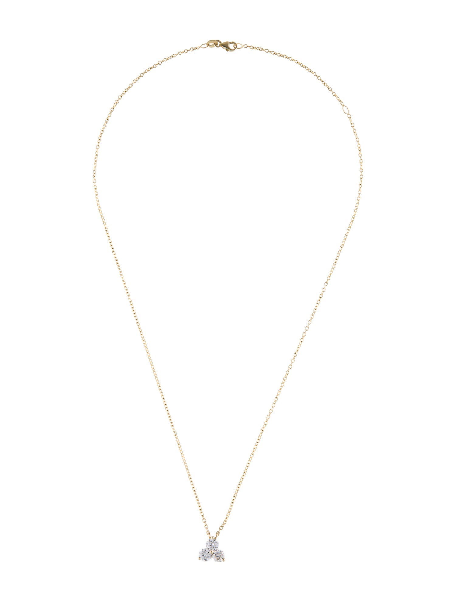 Necklace 14K 1.15ctw Lab-Grown Diamond Pendant