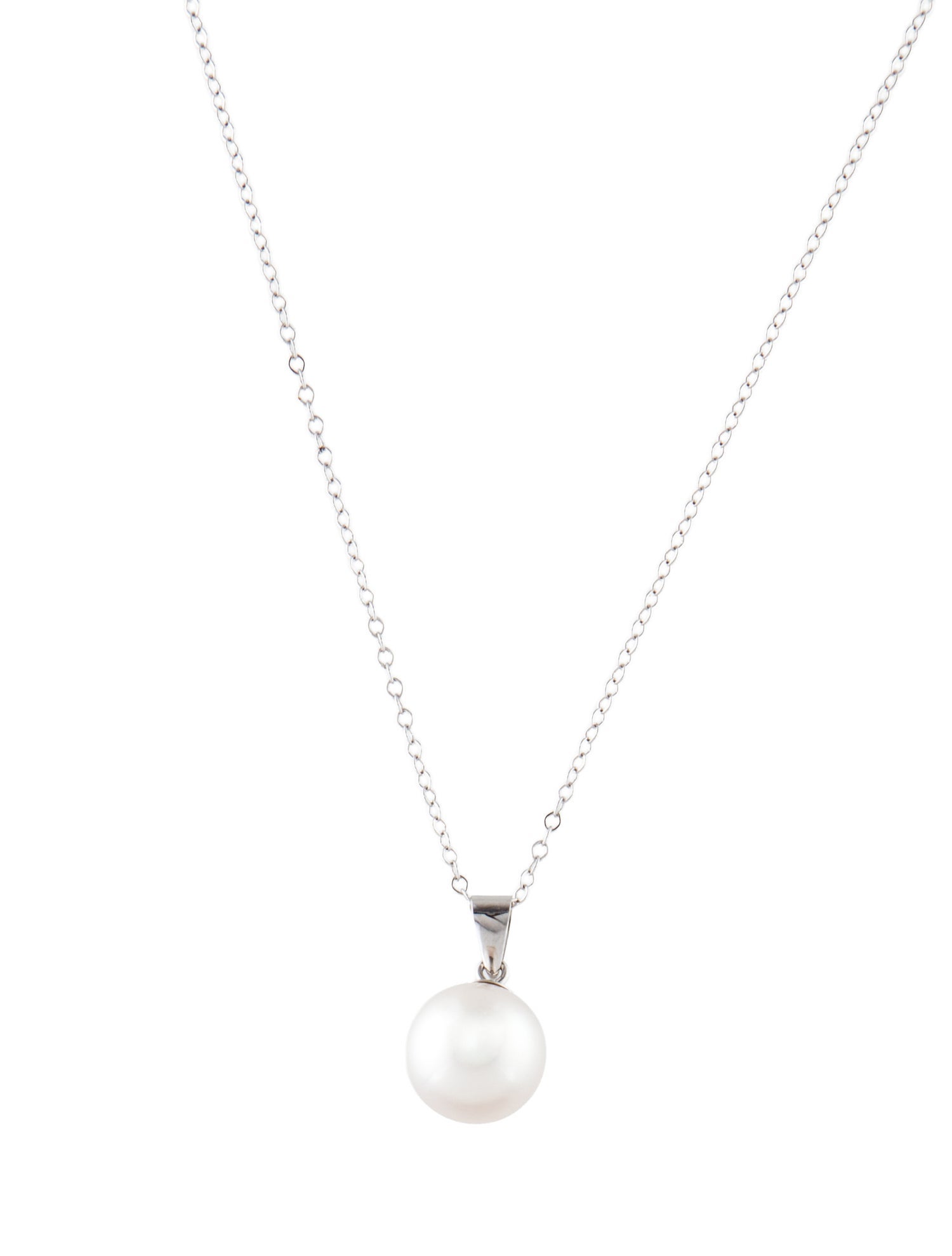 Necklace 14K Pearl Pendant Necklace