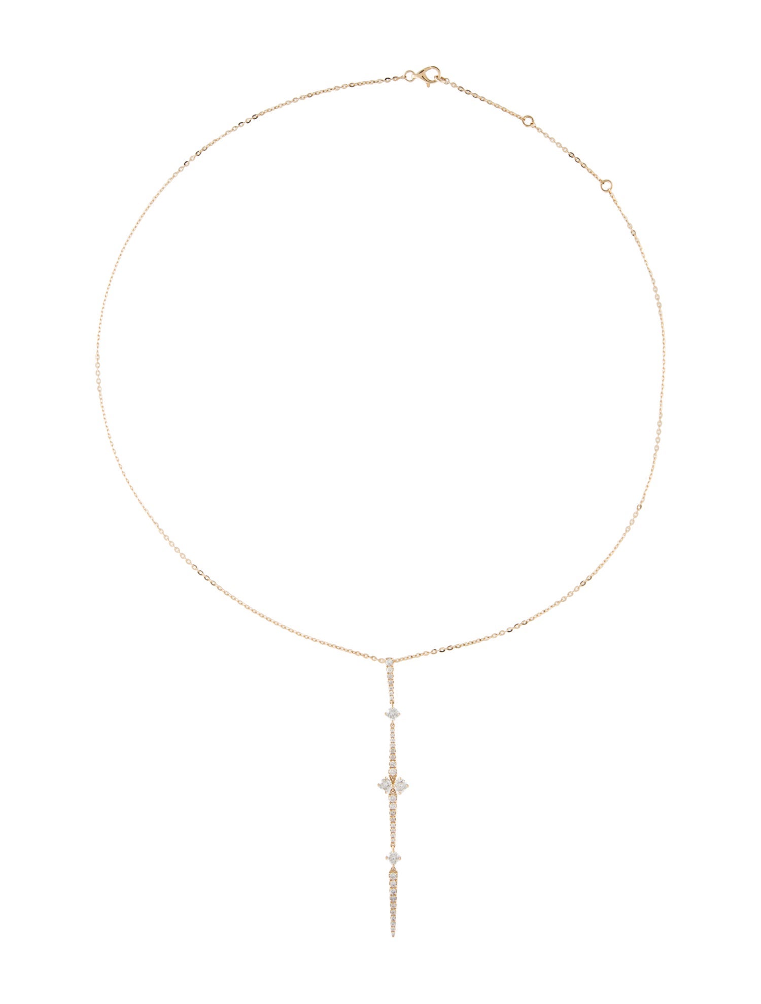 Necklace 14K Diamond Lavalier