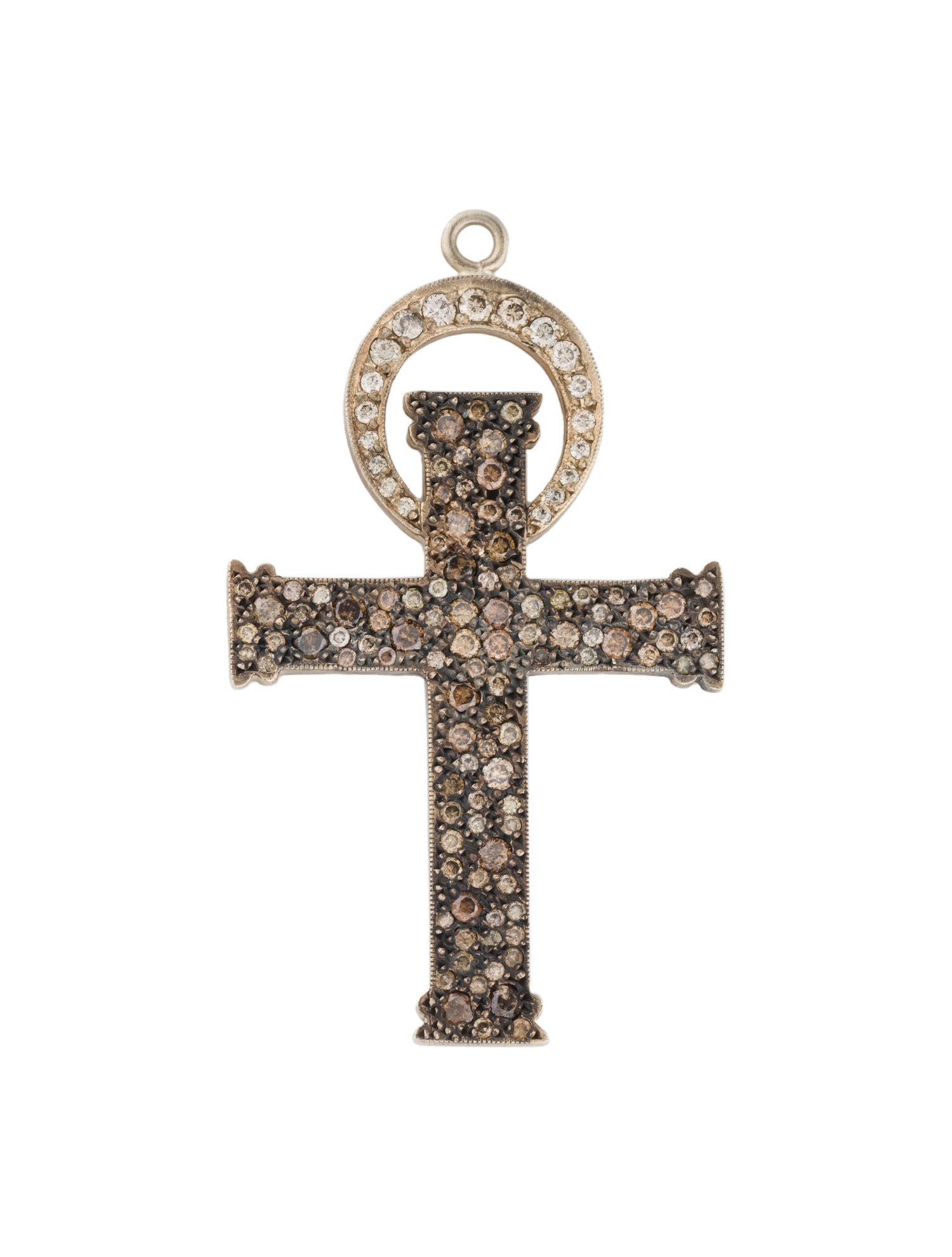 Necklace 14K Diamond Cross Pendant