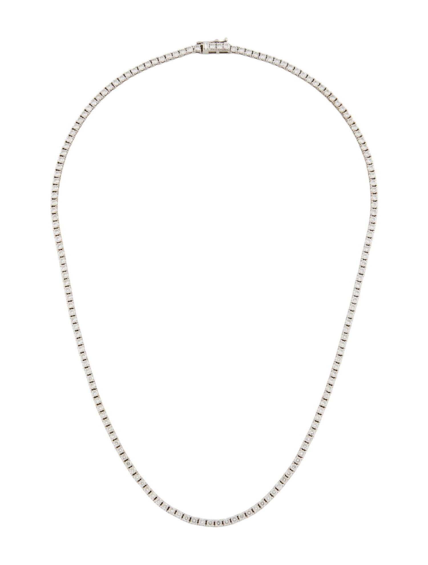 Necklace 18K 6.52ctw Diamond Chain Necklace