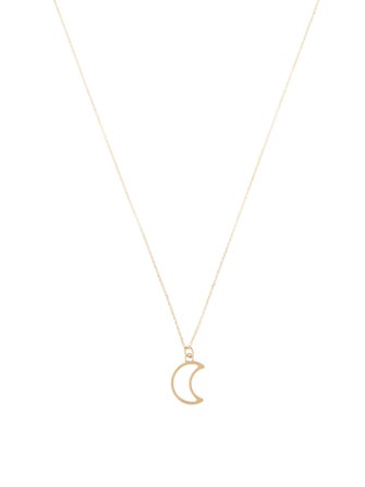 Necklace 14K Moon Pendant Necklace