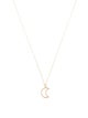 Necklace 14K Moon Pendant Necklace