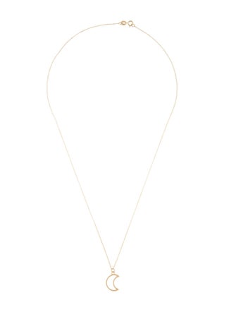 Necklace 14K Moon Pendant Necklace
