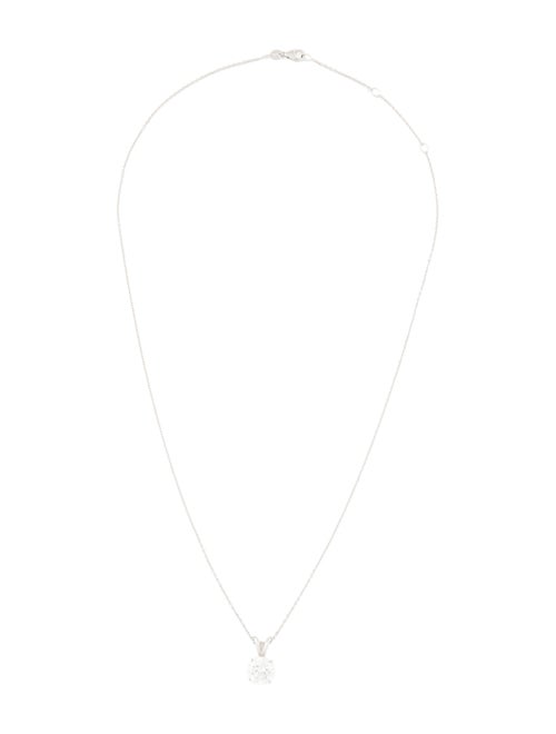 Necklace 14K 2.00ct Lab-Grown Diamond Solitaire Pendant Necklace