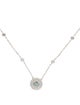 Necklace 14K Aquamarine & Diamond Pendant Necklace