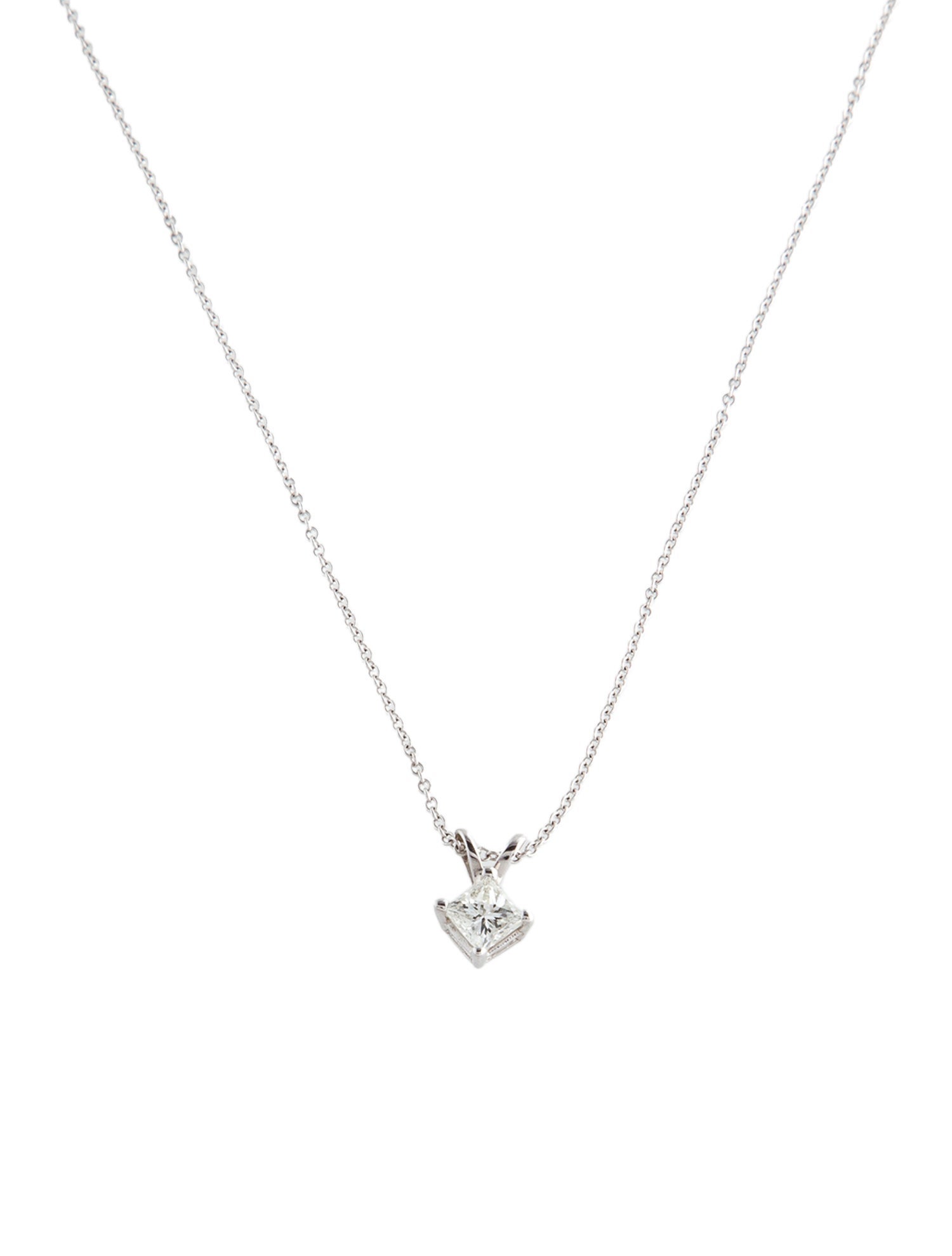 Necklace 18K Diamond Pendant Necklace