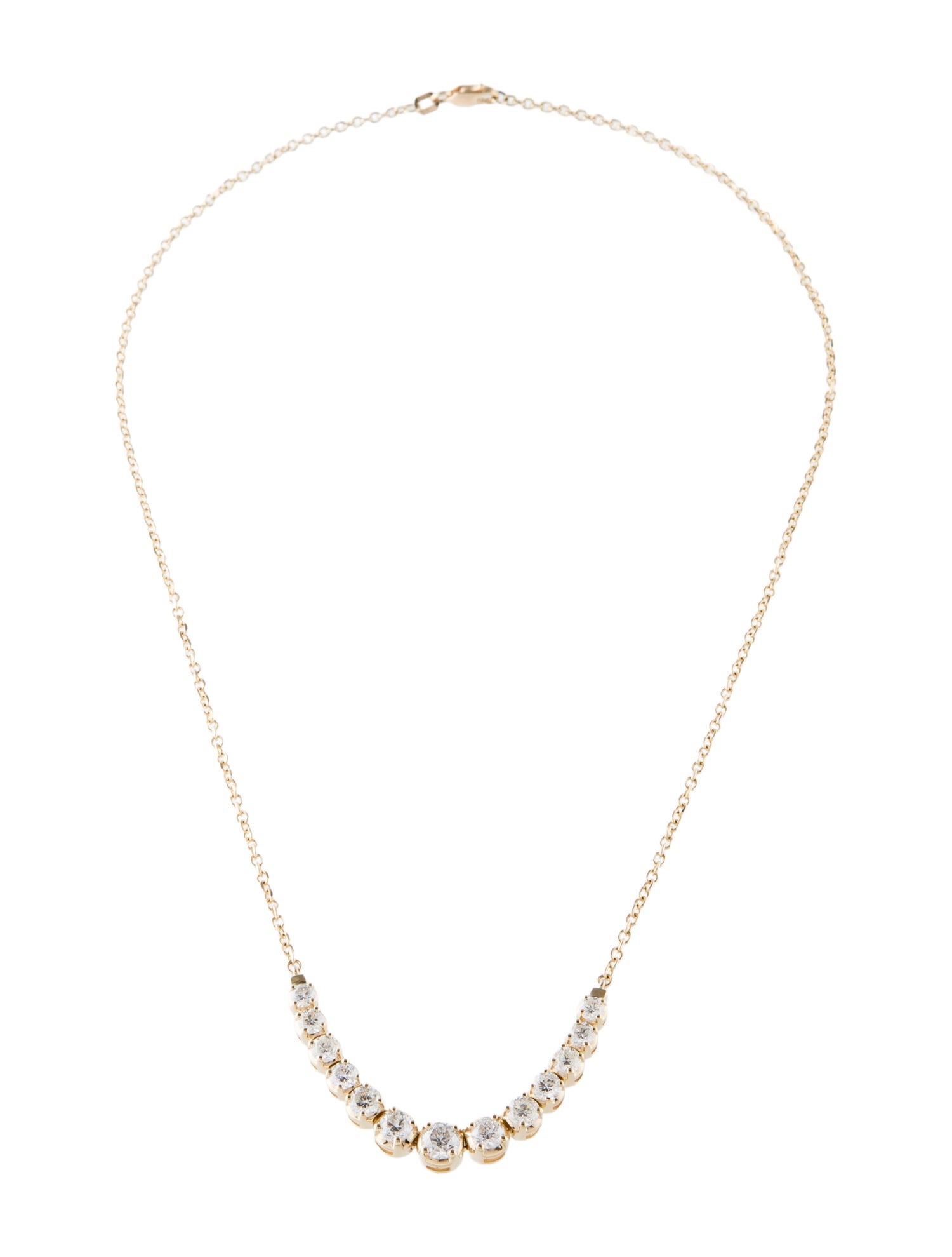 Necklace 14K 3.00ctw Diamond Collar Necklace