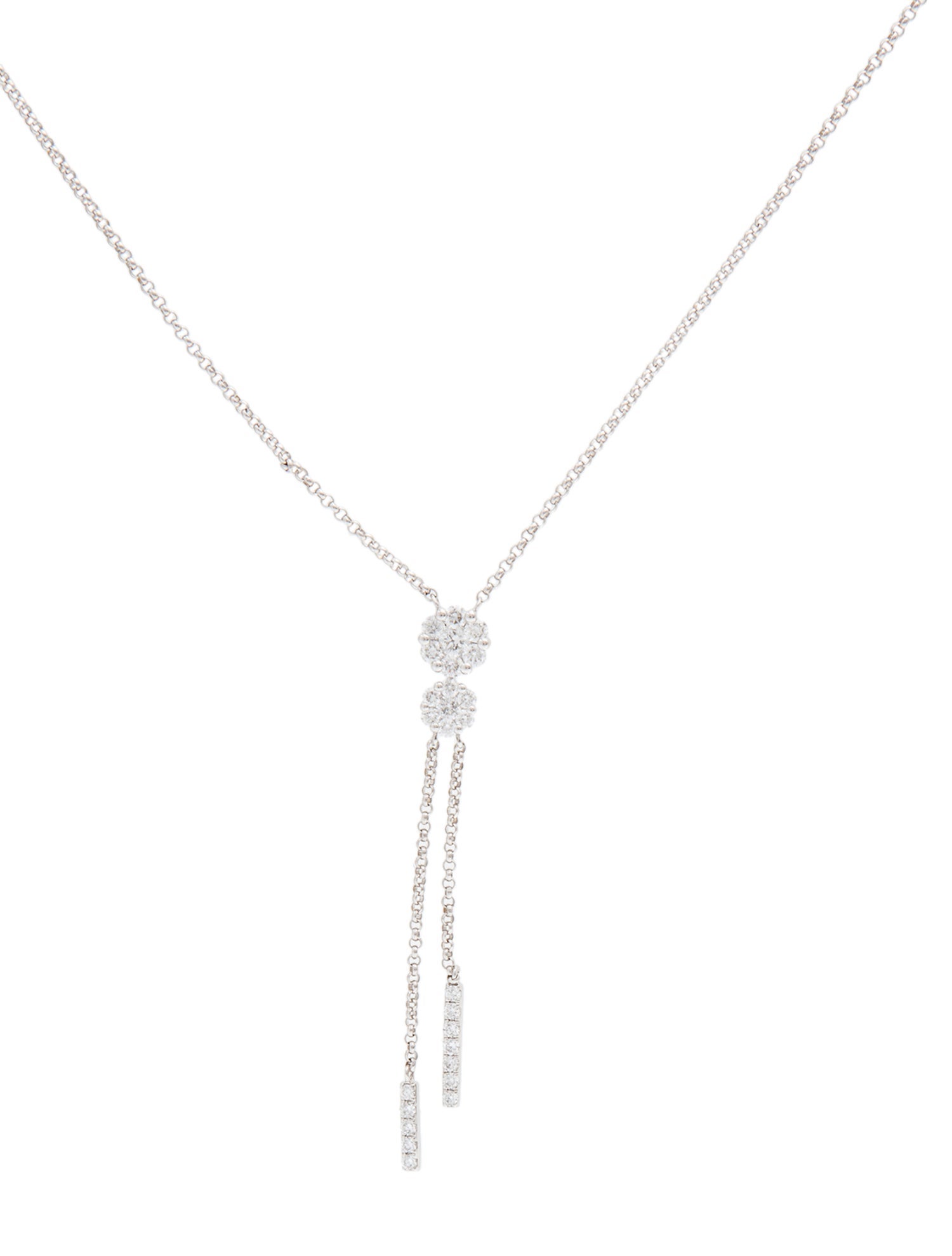 Necklace 14K Diamond Lariat