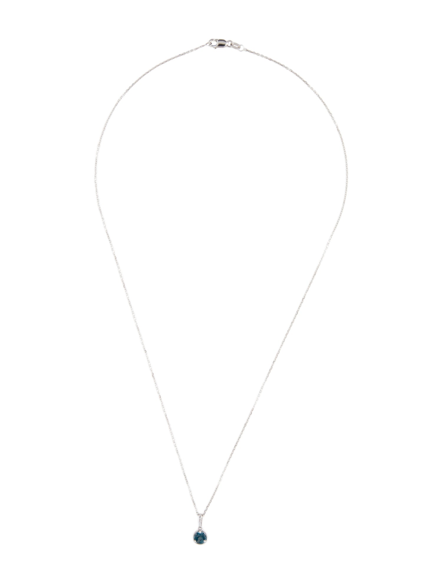 Necklace 14K Topaz Pendant Necklace