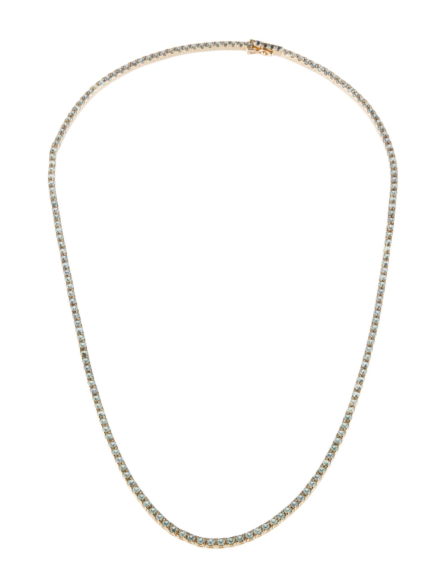 Necklace 14K Sapphire Chain Necklace