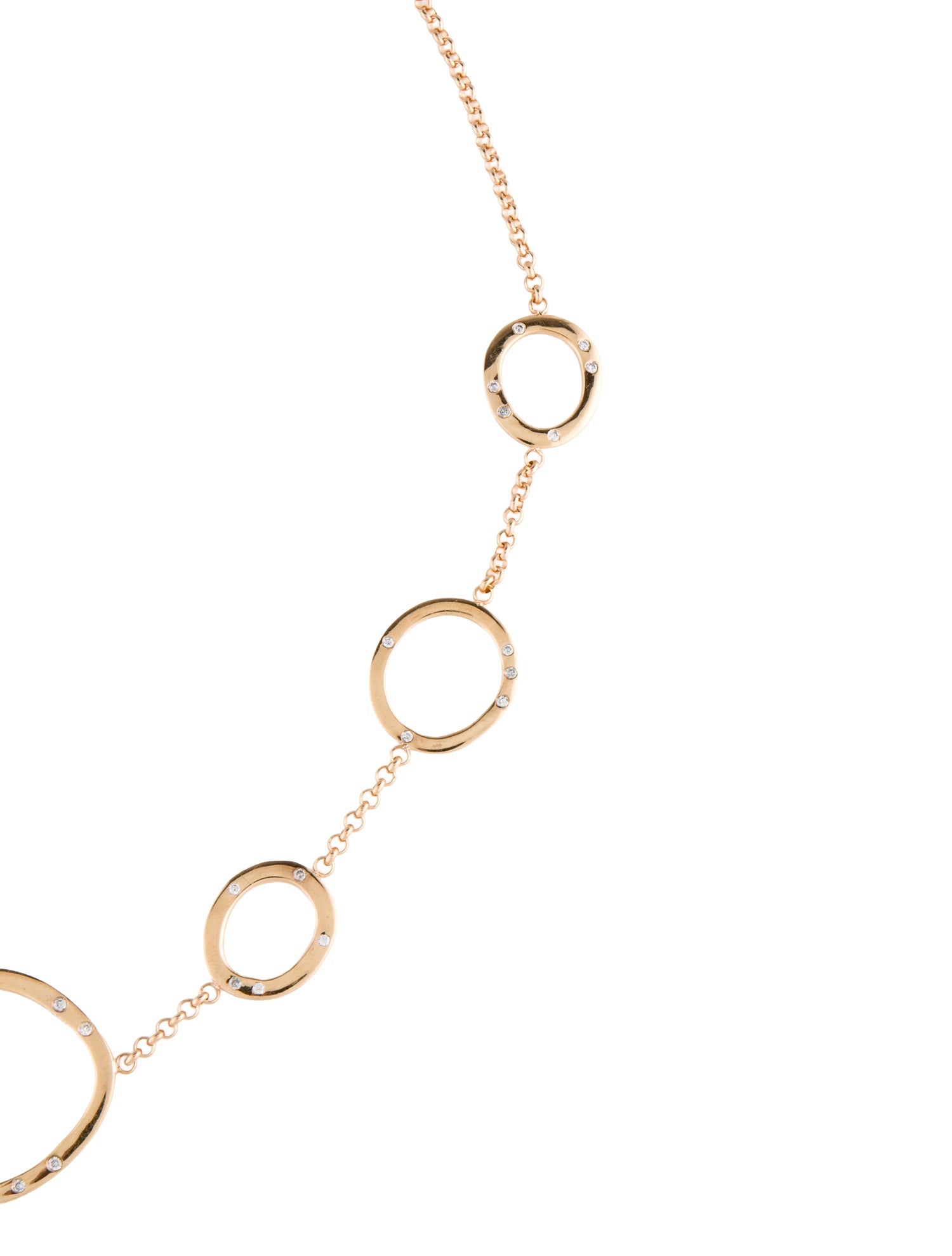 Necklace 18K Diamond Station Necklace