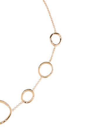 Necklace 18K Diamond Station Necklace