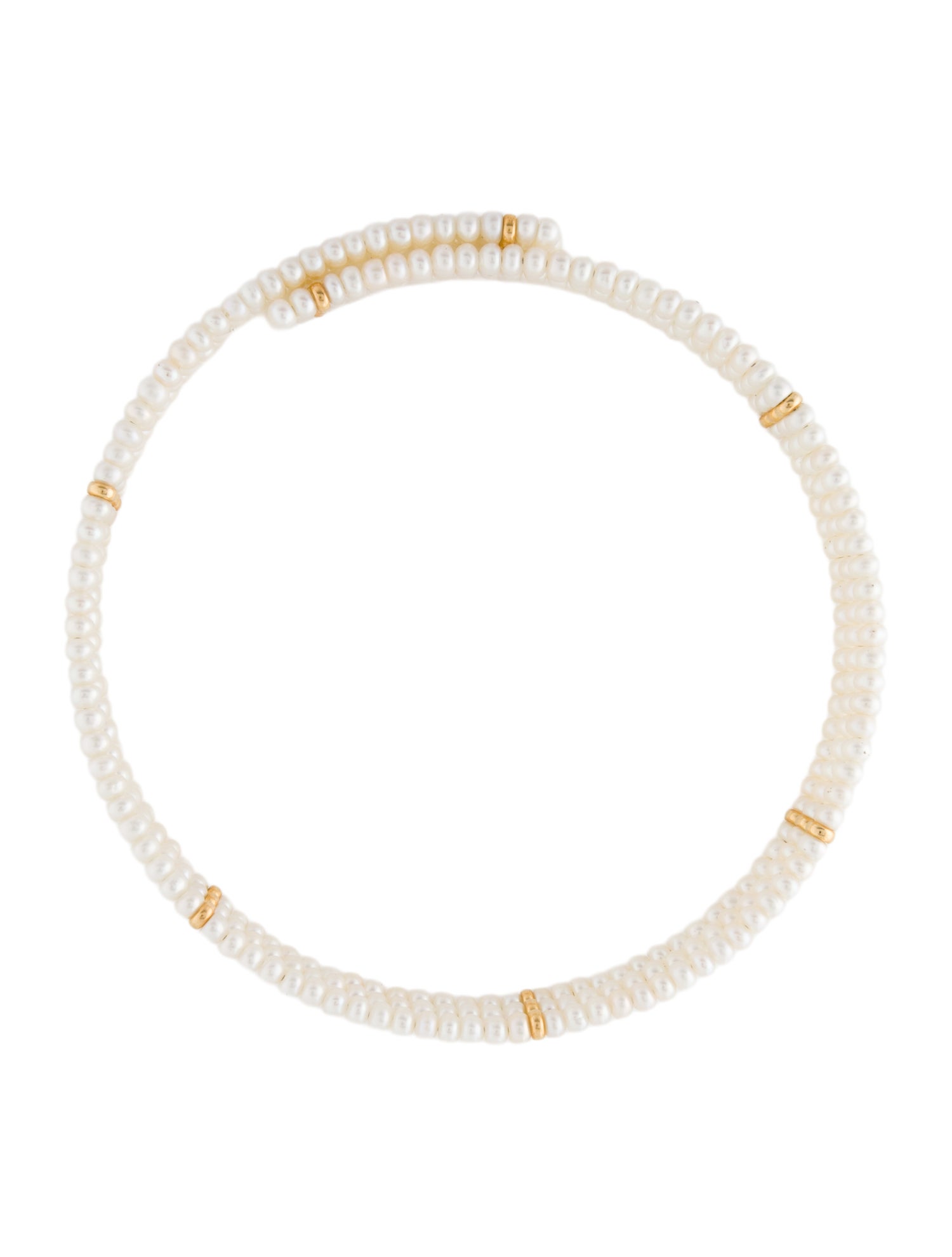 Necklace 18K Pearl Choker Necklace