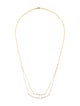 Necklace 14K Diamond Double Strand Necklace