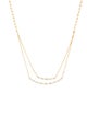 Necklace 14K Diamond Double Strand Necklace