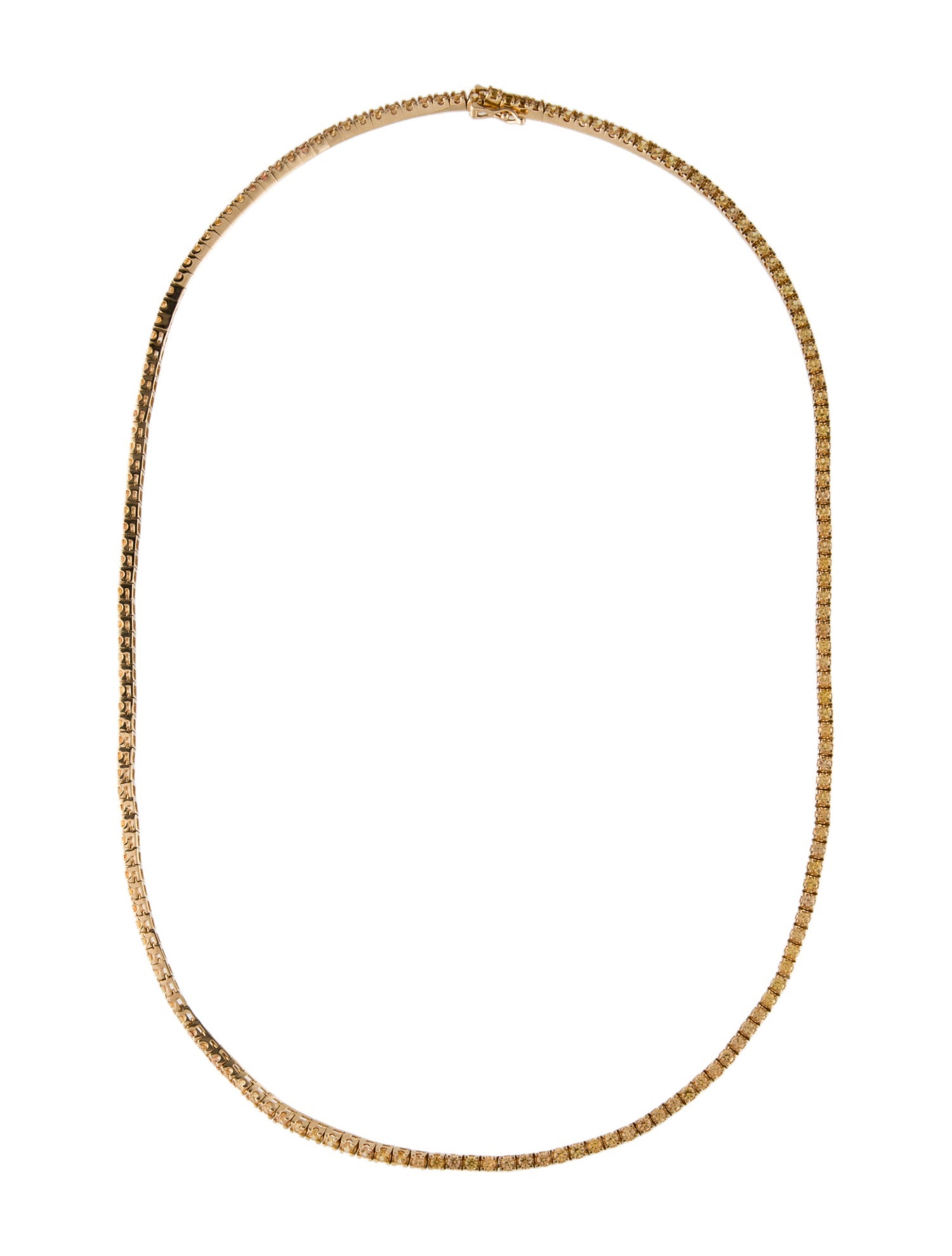 Necklace 14K 6.09ctw Sapphire Collar