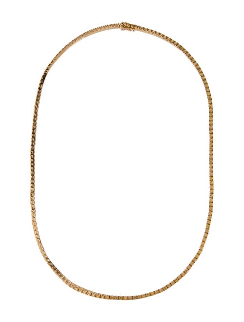 Necklace 14K 6.09ctw Sapphire Collar