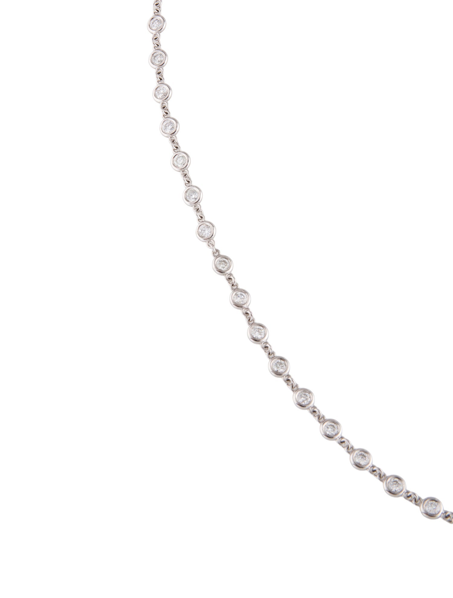 Necklace 14K 3.36ctw Diamond Station