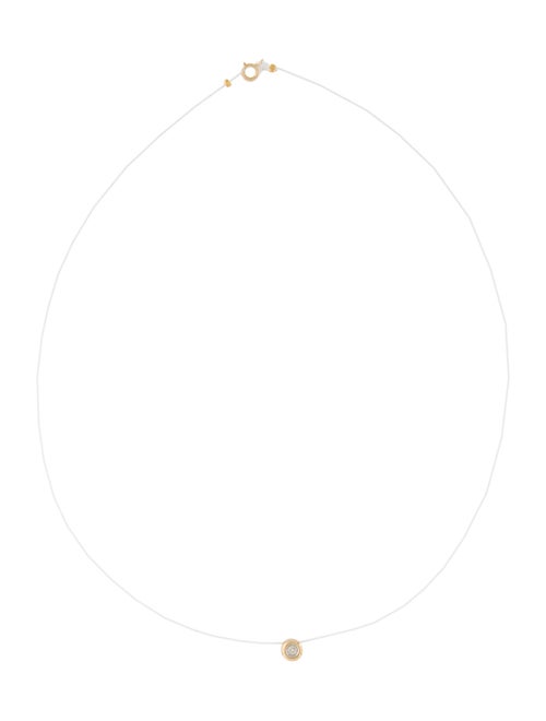 Necklace 14K Diamond Floating Pendant