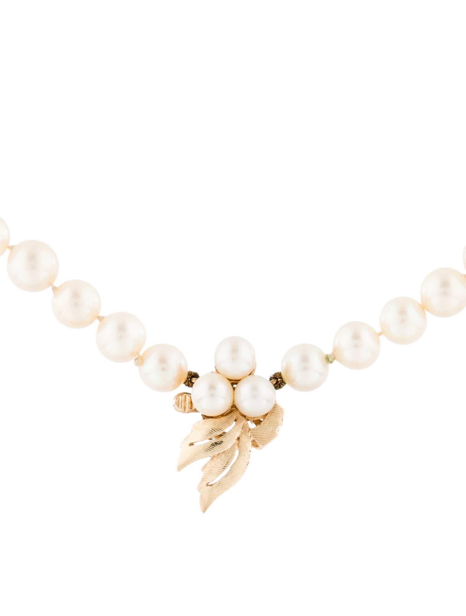 Necklace 14K Pearl Bead Strand