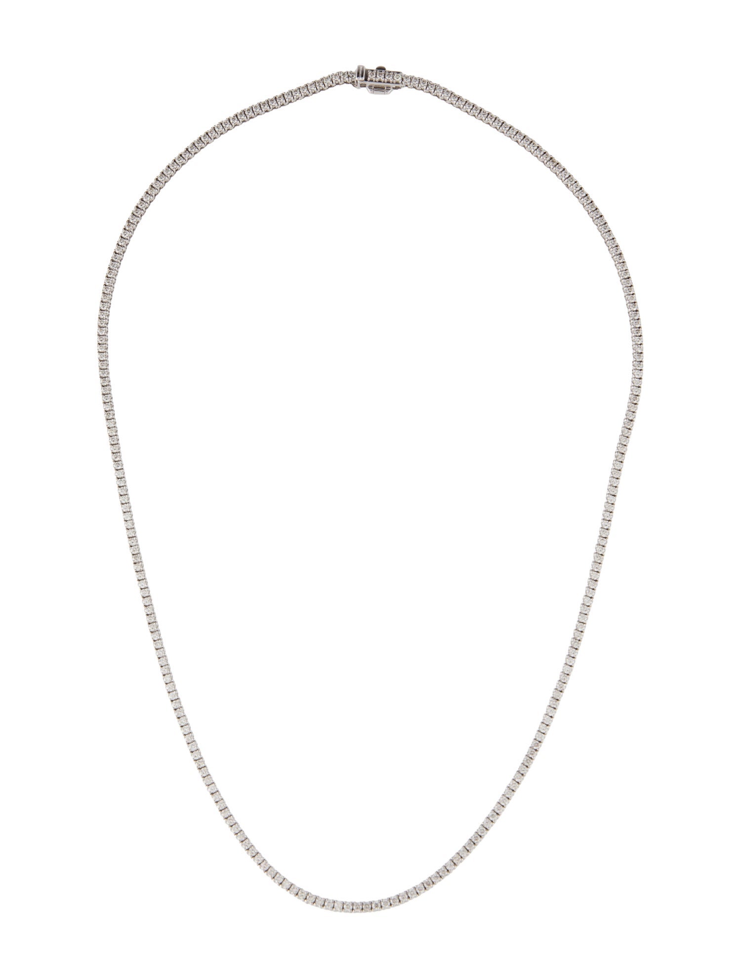 Necklace 14K 3.10ctw Diamond Tennis Link Chain Necklace