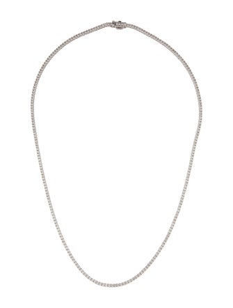 Necklace  14K 3.10ctw Diamond Tennis Link Chain Necklace