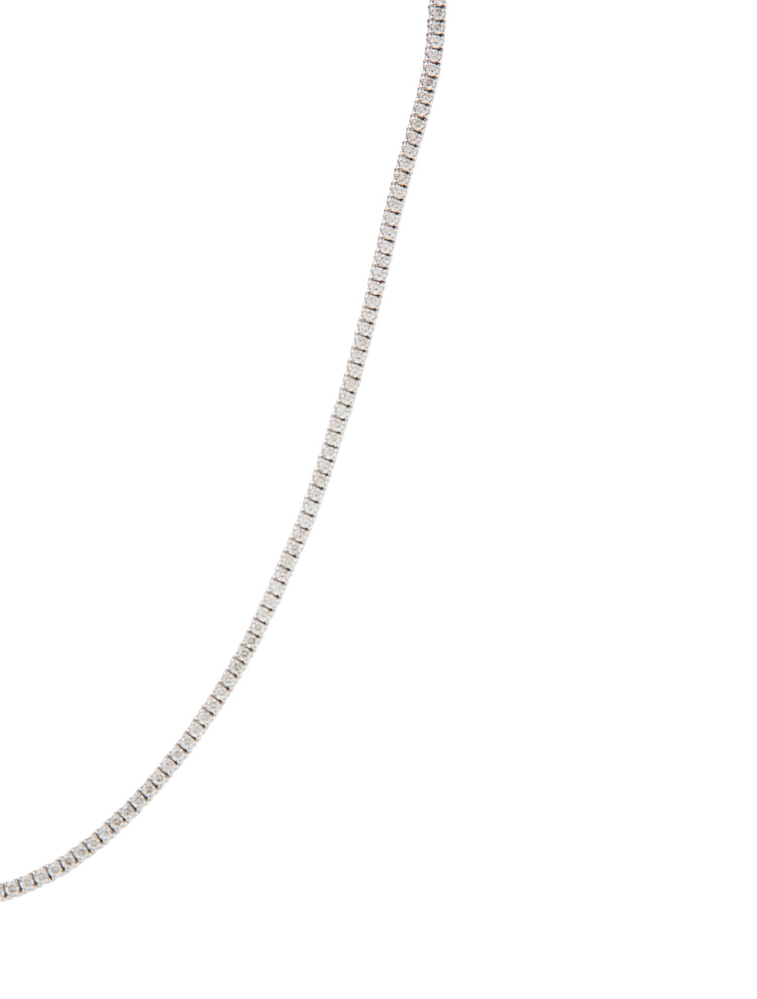 Necklace  14K 3.10ctw Diamond Tennis Link Chain Necklace