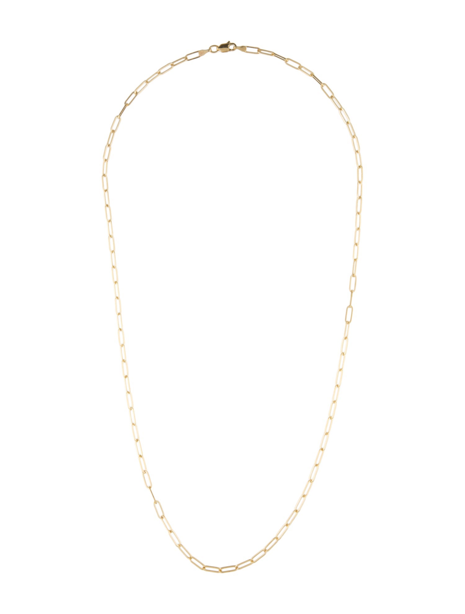 Necklace 14K Paperclip Link Chain