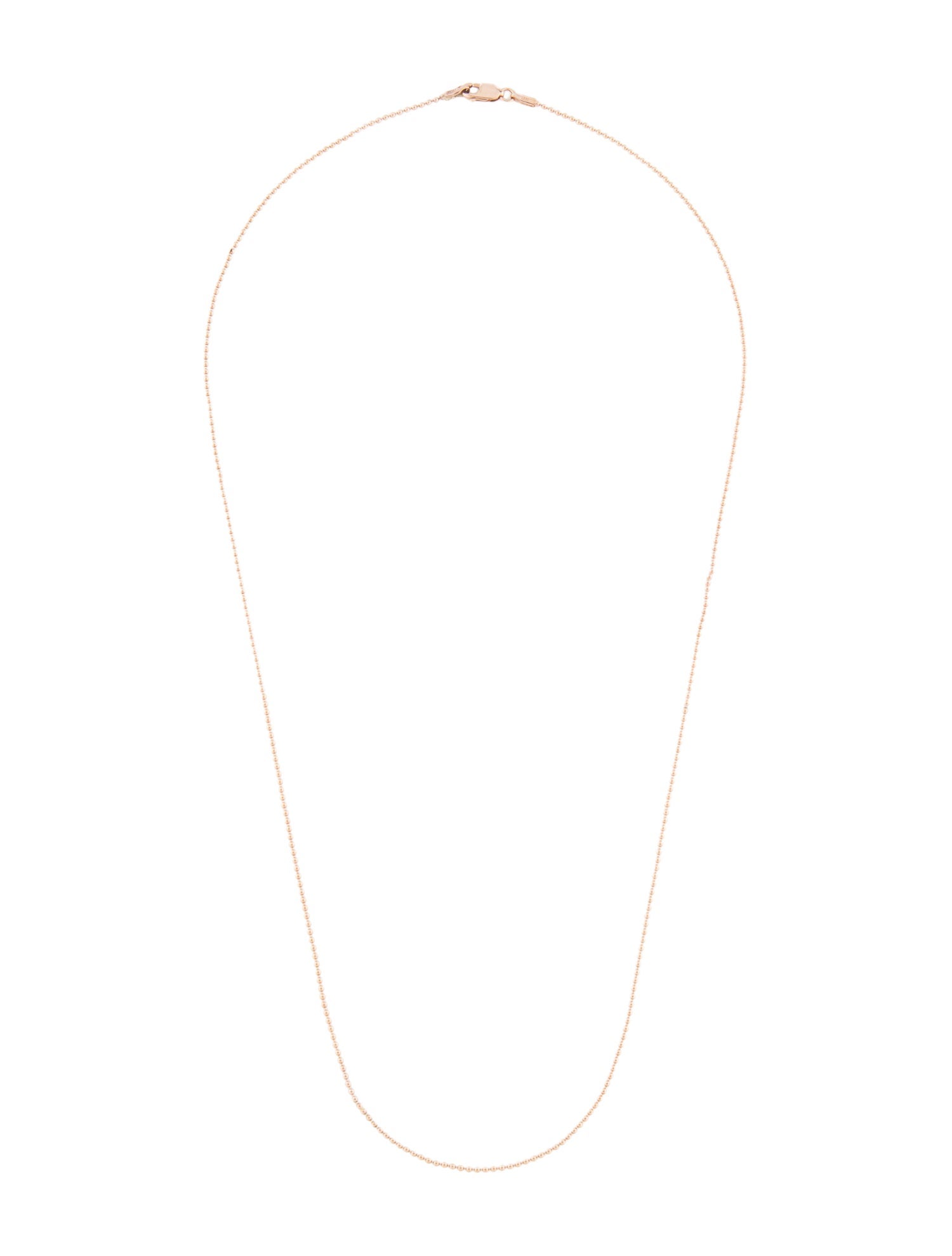 Necklace 14K Ball Link Chain Necklace