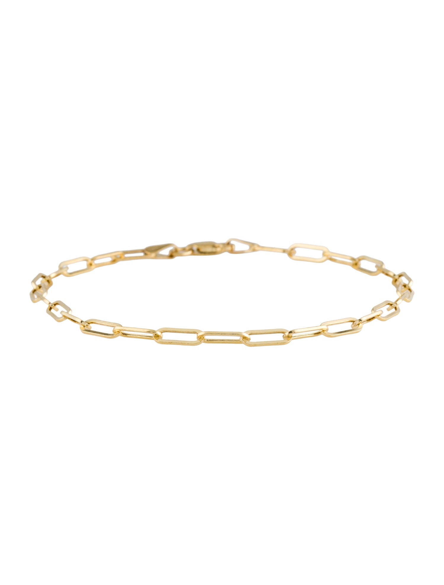Bracelet 14K Paperclip Link