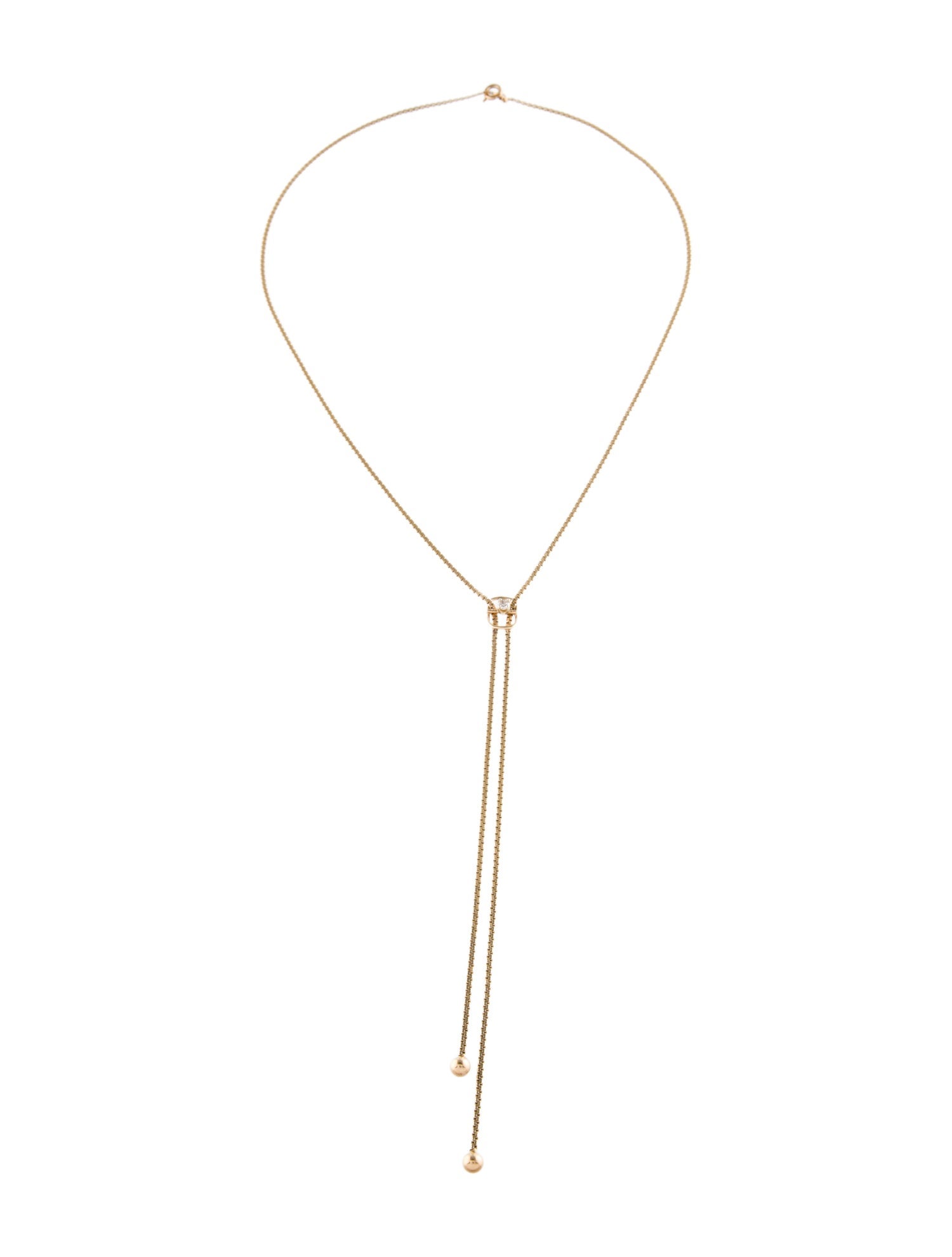 Necklace 14K Diamond Lavalier Pendant