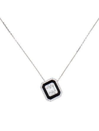 Necklace 18K Diamond Pendant Necklace
