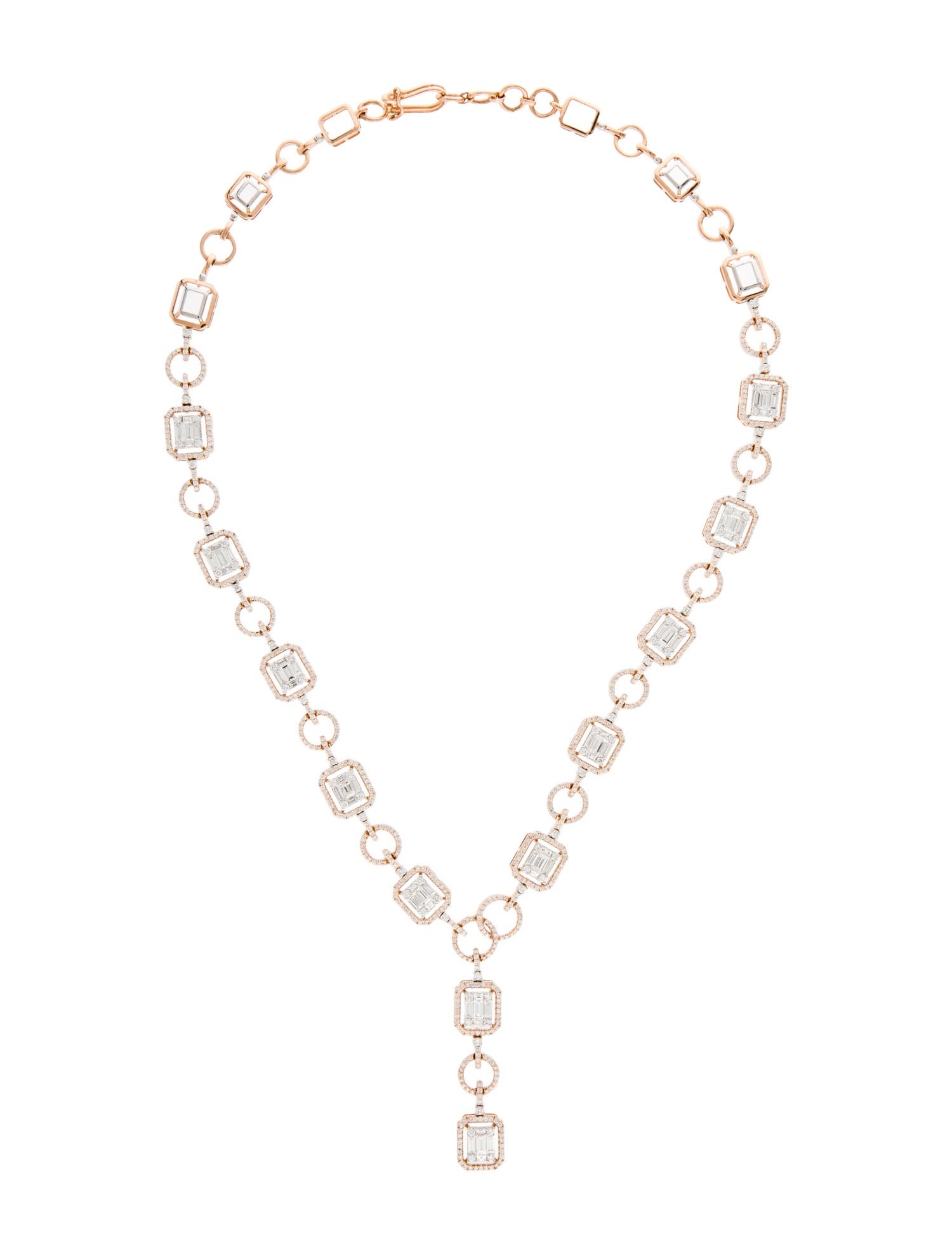 Necklace 18K 5.48ctw Diamond Lavalier