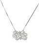 Necklace 1.81ctw Diamond Flower Pendant