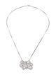 Necklace 1.81ctw Diamond Flower Pendant
