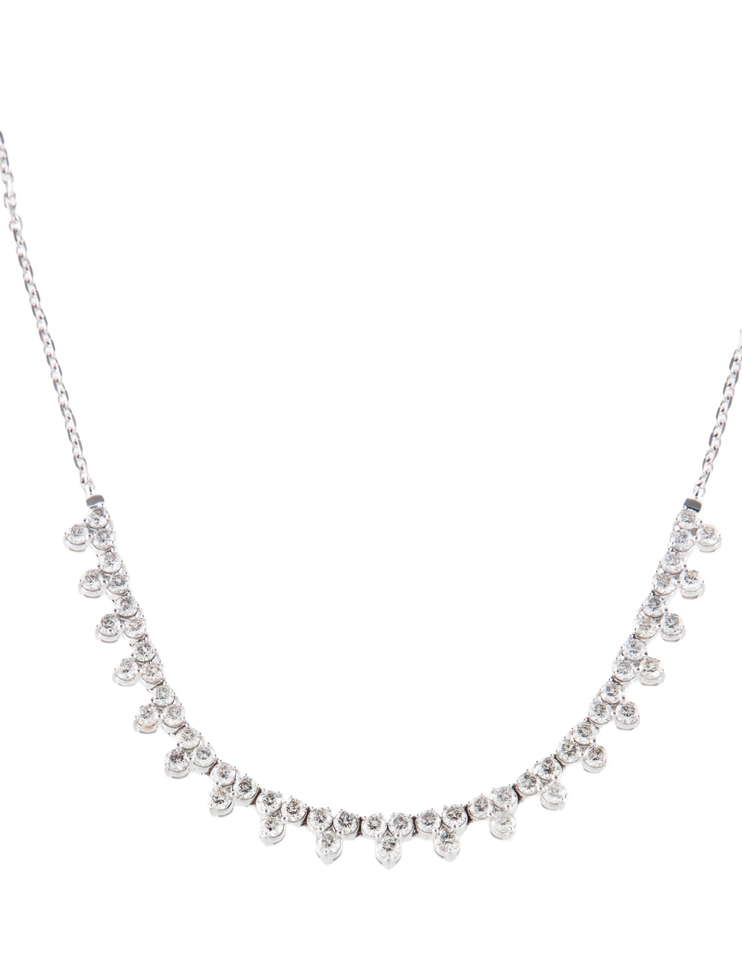 【Dior】Heart charm multi-chain necklace White Chanel Choker - Reworked | KAMARI Jewelry