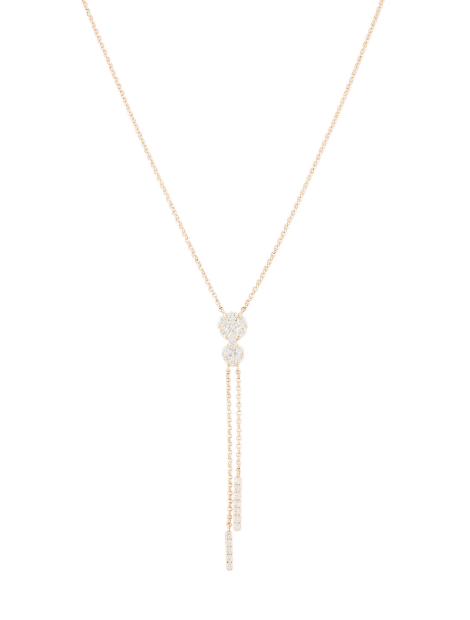 Necklace 14K Diamond Lavalier Necklace