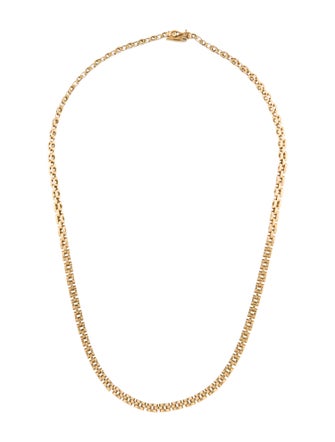 Necklace 14K Panther Link Chain Necklace