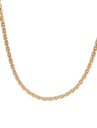 Necklace 14K Panther Link Chain Necklace