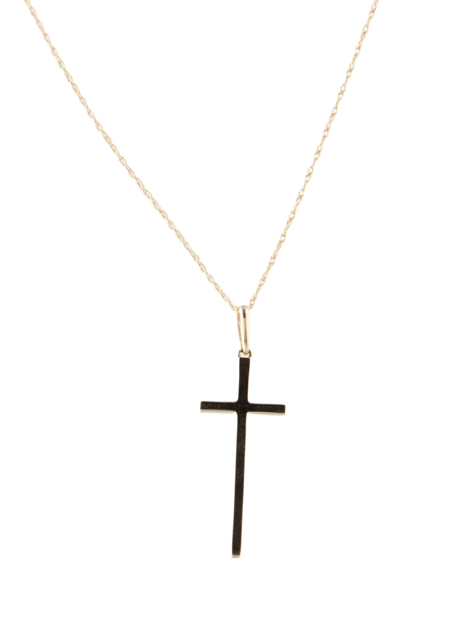 Necklace 14K Cross Pendant Necklace