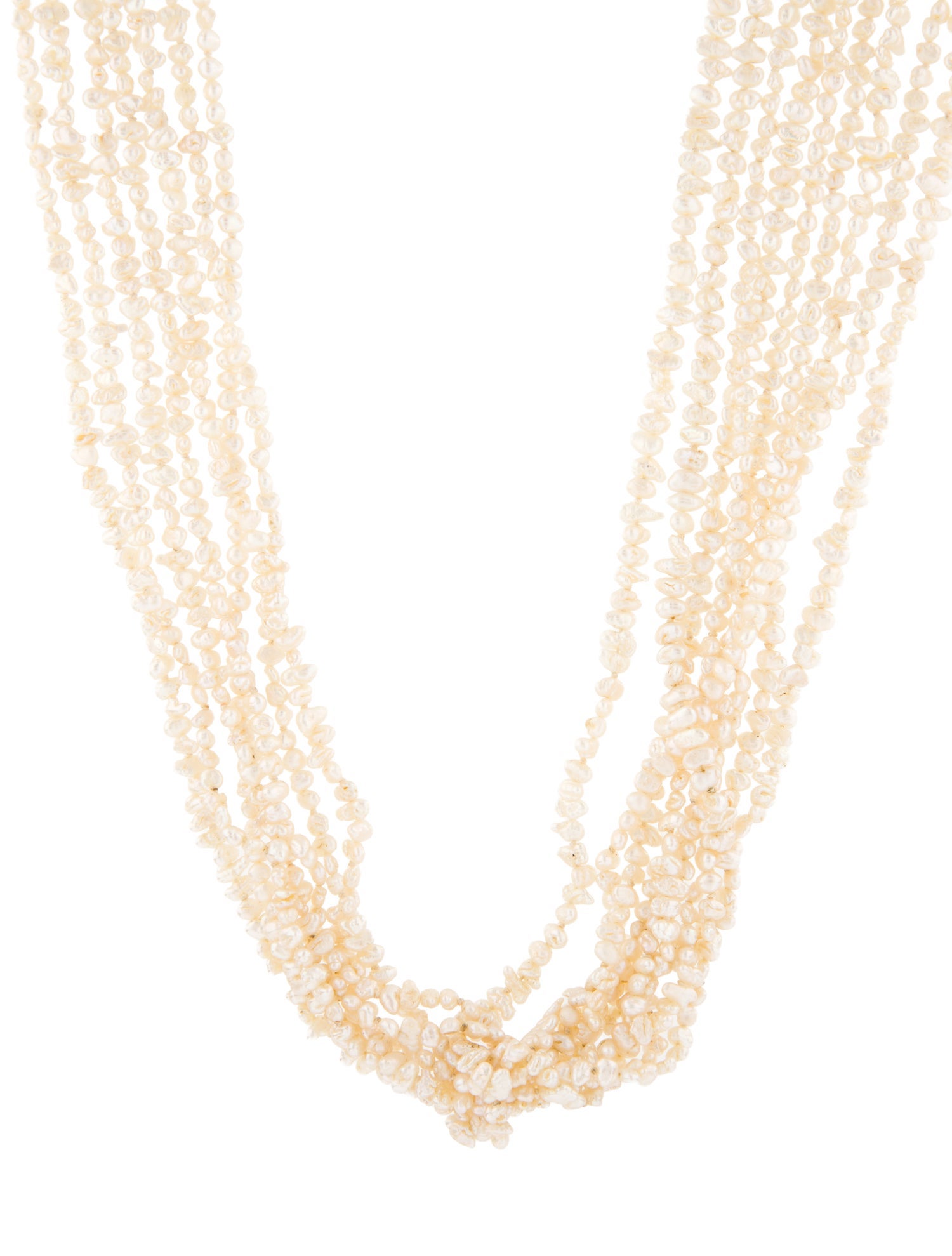 Necklace 14K Pearl Multistrand