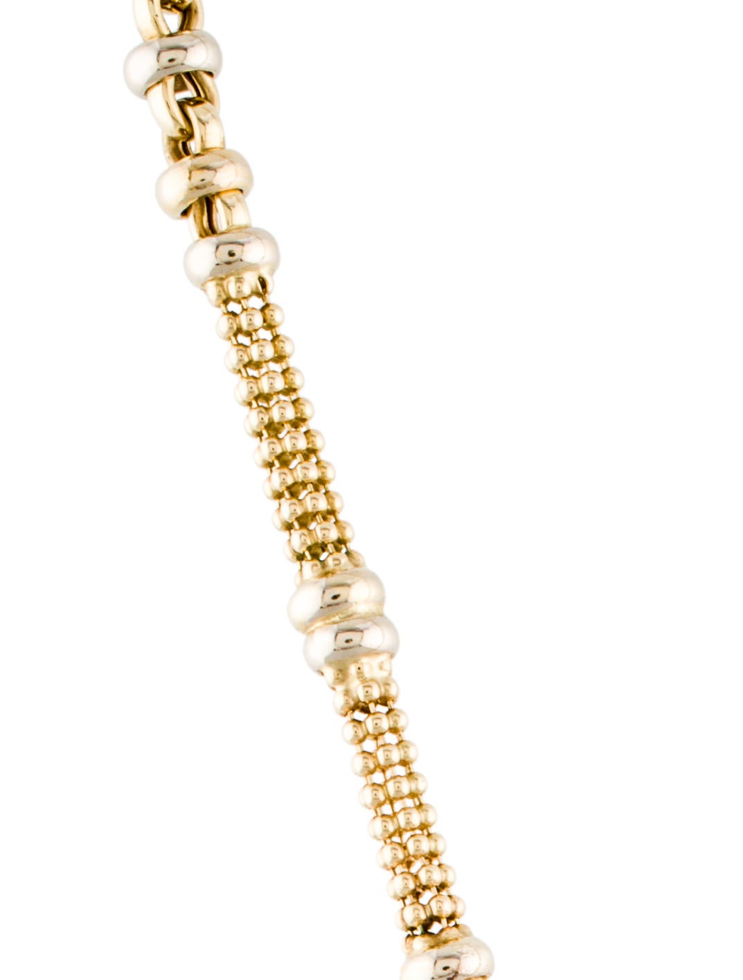 14K Popcorn Chain Necklace Necklaces NECKL28700 The RealReal