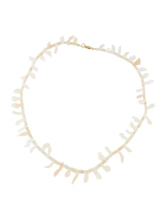 Necklace 22K Opal Bead Strand Necklace