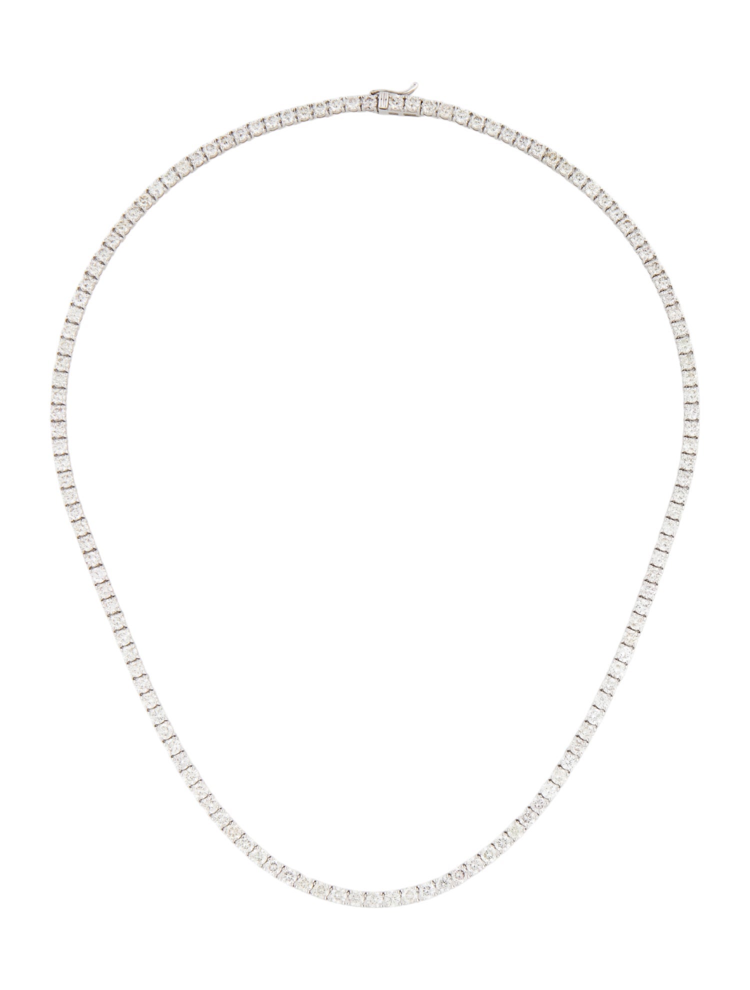 Necklace 14K 15.60ctw Diamond Tennis