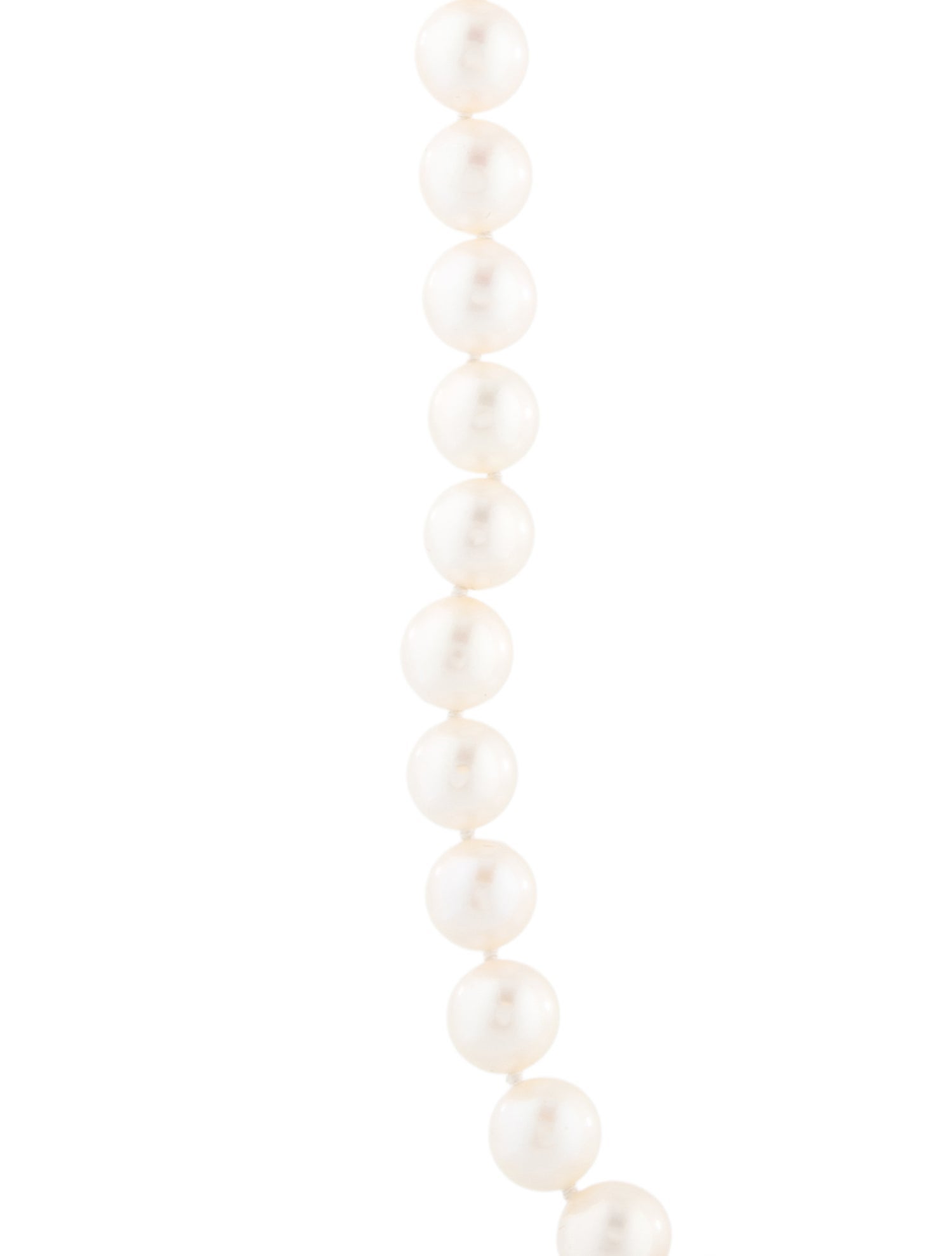 Necklace 18K Pearl, Sapphire & Diamond Convertible Bead Strand Necklace